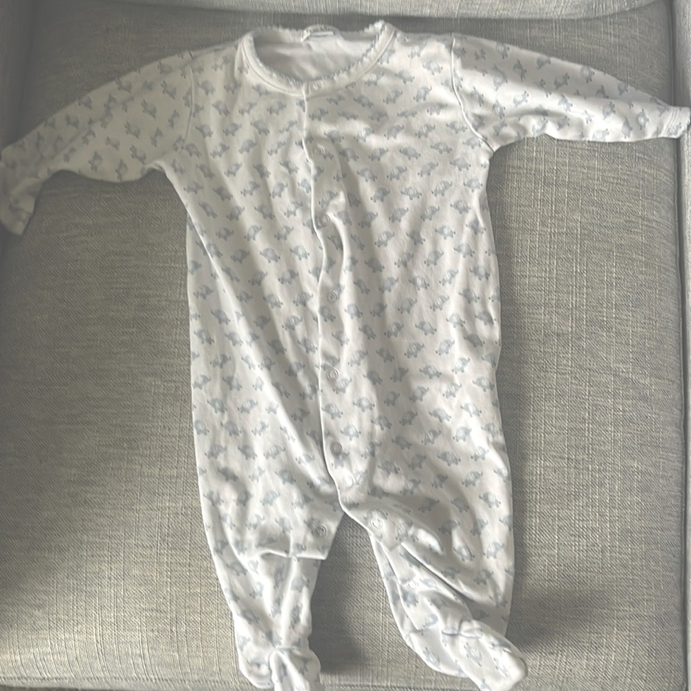 Kissy kissy 9M turtle onesie snap